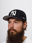 Бейсболка AMERICAN NEEDLE арт. SMU670A-NBY New York Black Yankees Archive Legend NL (черный)